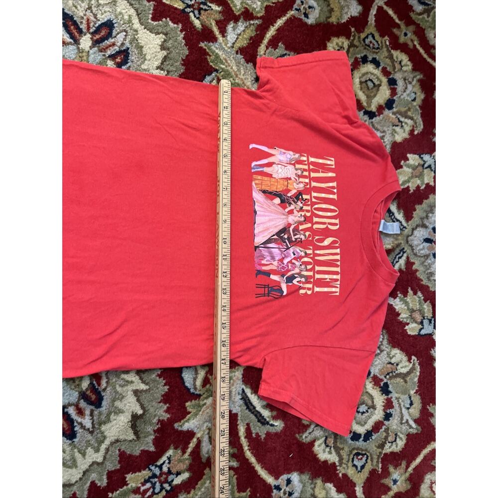 Lot Of 2 Taylor Swift Era's Tour RED Crop Tee Shirt Small Swiftie - Picture 8 of 8